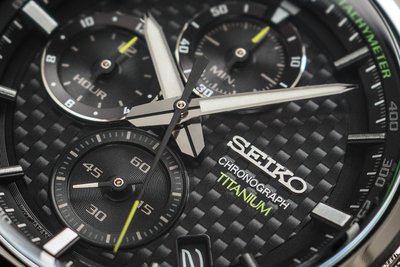 Seiko Chronograph Titanium Quartz SSB389P1