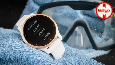 Garmin Venu 2S Rose Gold / White Band