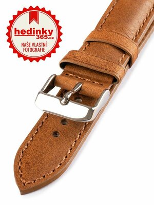 Unisex kožený hnedý remienok HYP-06-VANIGLIA