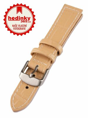 Kožený remienok Mavex W-140-D, béžový