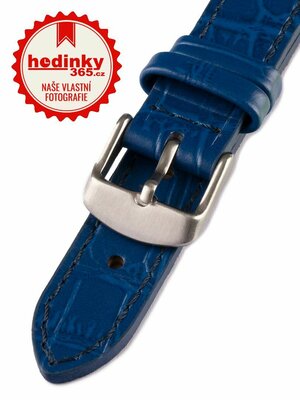 Unisex kožený modrý remienok k hodinkám W-140-H