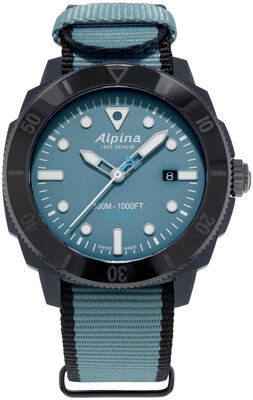 Alpina Seastrong Diver Gyre Automatic AL-525LNB4VG6BLK Limited Edition 1883 pcs (+ náhradné remienok)