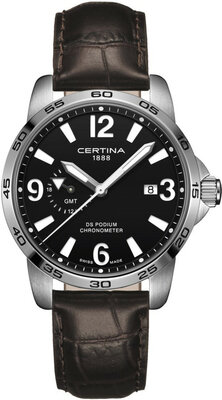 Certina DS Podium GMT Quartz Precidrive COSC Chronometer C034.455.16.050.00