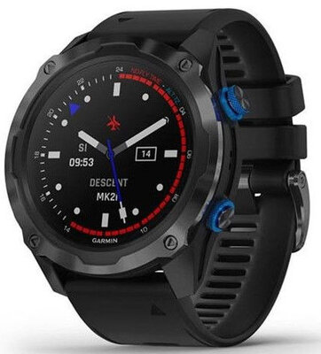 Garmin Descent Mk2i Sapphire, Black band, T1 Bundle