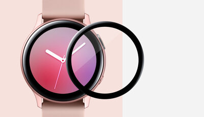 Ochranné 3D sklo Mosh Tempered Glass Protector 0.5mm pre Samsung Galaxy Watch Active2 40mm