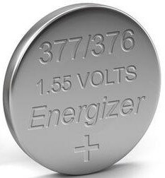 Gombíková striebrozinková batéria Energizer 1,5V (typ 377)