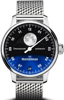 MeisterSinger Stratoscope Automatic Moonphase Date ST982_MIL20