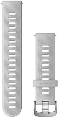Silikónový remienok Garmin 20mm, White, Quick Release, 010-11251-9Q