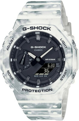 Casio G-Shock Original GAE-2100GC-7AER Grunge Snow Camo Series Carbon Core Guard (+ náhradné luneta a remienok) (CasiOak)