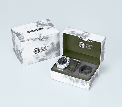 Casio G-Shock Original GAE-2100GC-7AER Grunge Snow Camo Series Carbon Core Guard (+ náhradný remienok a luneta) (rozbalené)