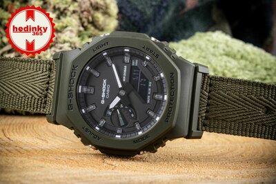 Casio G-Shock Original GAE-2100GC-7AER Grunge Snow Camo Series Carbon Core Guard (+ náhradný remienok a luneta) (rozbalené)