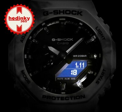 Casio G-Shock Original GAE-2100GC-7AER Grunge Snow Camo Series Carbon Core Guard (+ náhradný remienok a luneta) (rozbalené)