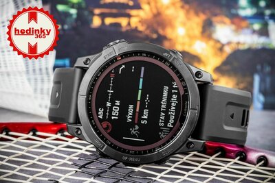 Garmin Fenix 7 Sapphire Solar Grey DLC Titanium / Black Band