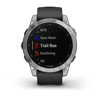 Garmin Fenix 7 Silver / Black Band