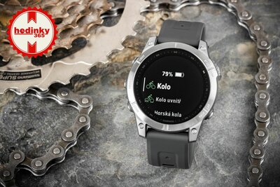 Garmin Fenix 7 Silver / Black Band