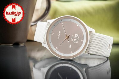 Garmin Vívomove Sport Peach Gold/Ivory Band