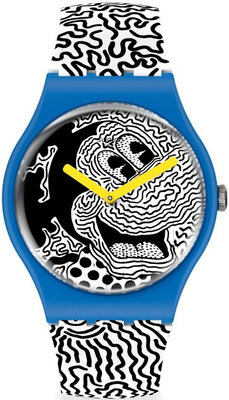Swatch x Keith Haring Eclectic Mickey SUOZ336