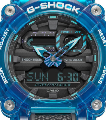 Casio G-Shock Original GA-900SKL-2AER Skeleton Sound Wave Series