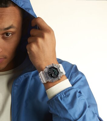 Casio G-Shock Original GA-900SKL-7AER Skeleton Sound Wave Series