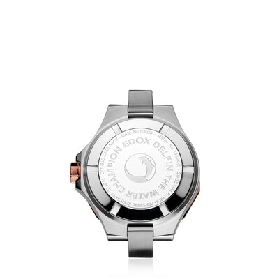 Edox Sport Delfin Diver Date Lady 53020-357rm-ror