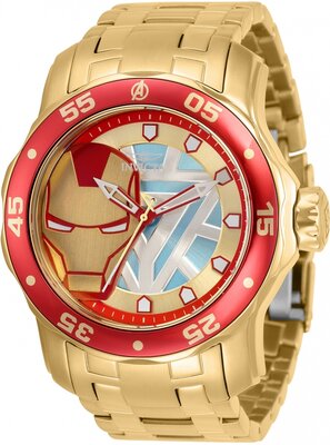 Invicta Marvel Quartz 48mm 32423 Ironman Limited Edition 4000pcs