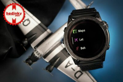 Garmin Tactix 7 Pro Solar Sapphire Ballistics Edition Black Nylon Band (+ náhradný remienok)