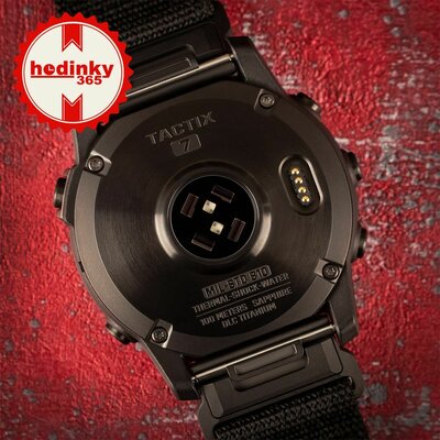 Garmin Tactix 7 Pro Solar Sapphire Ballistics Edition Black Nylon Band (+ náhradný remienok)