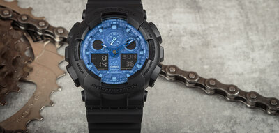 Casio G-Shock Original GA-100BP-1AER Blue Paisley Series