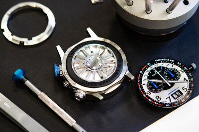 Edox Chronorally Chronograph 38001-tinnbu-bn BMW Limited Edition 2000pcs (+ náhradný remienok)