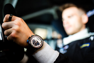 Edox Chronorally Chronograph 38001-tinnbu-bn BMW Limited Edition 2000pcs (+ náhradný remienok)