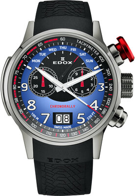 Edox Chronorally Quartz Chronograph 38001 TINR BUDN BMW Limited Edition 2000pcs (+ náhradné remienok)