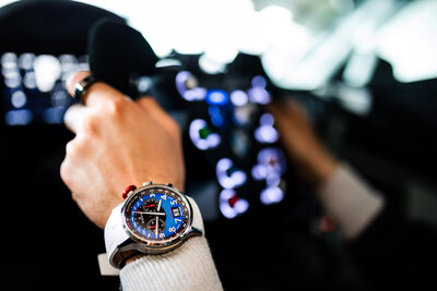 Edox Chronorally Quartz Chronograph 38001 TINR BUDN BMW Limited Edition 2000pcs (+ náhradný remienok)