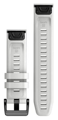 Silikónový remienok Garmin 22mm, Carrara White, QuickFit, 010-13123-00