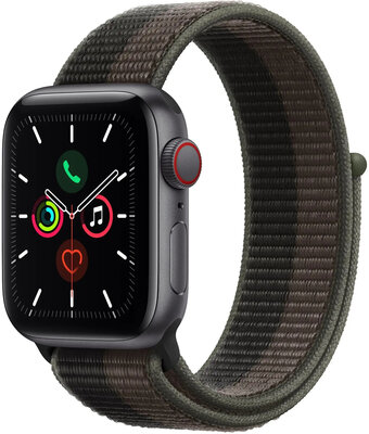Apple Watch SE GPS + Cellular, 40mm puzdro z hviezdne šedého hliníka s šedým športovým remienkom