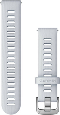 Silikónový remienok Garmin 18mm (pro Venu 2S, Vívoactive 4S, Vívomove 3S aj), biely, Quick Release