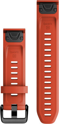 Silikónový remienok Garmin 20mm, Flame Red, QuickFit, 010-13102-02