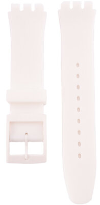 Silikónový remienok Ricardo (pre Swatch), biely
