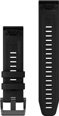 Silikónový remienok Garmin 22mm, Black, QuickFit, + predĺžená časť, 010-13113-02