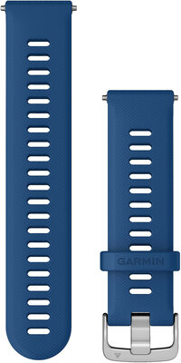 Silikónový remienok Garmin 22mm (Venu, Forerunner 255, Vívoactive 4 aj.), modrý, Quick Release