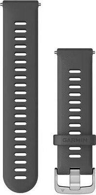 Silikónový remienok Garmin 22mm (Venu, Forerunner 255, Vívoactive 4 aj.), šedý, Quick Release