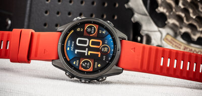 Silikónový remienok Ricardo 20mm (pro Garmin Fenix 8/7S/6S (43mm), aj.), červený, QuickFit