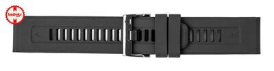 Silikónový remienok Ricardo 26mm (pre Garmin Fenix 8/7X/6X (51mm), Tactix aj.), čierny, QuickFit
