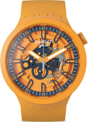 Swatch Fresh Orange Open Heart SB01O101