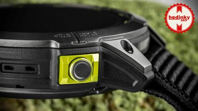 Garmin Enduro 2 Carbon Gray DLC Titanium / Black UltraFit Nylon Strap (+ náhradný silikónový remienok)