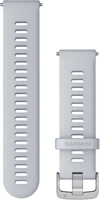 Silikónový remienok Garmin 22mm (pro Venu, Forerunner 255, Vívoactive 4 aj.), biely, Quick Release