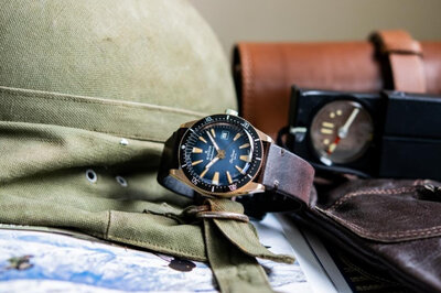 Edox SkyDiver Bronze Date Automatic 80126-brn-buidr Limited Edition 600pcs
