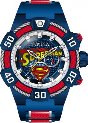 Invicta DC Comics Quartz 52mm 41139 Superman Limited Edition 4000pcs