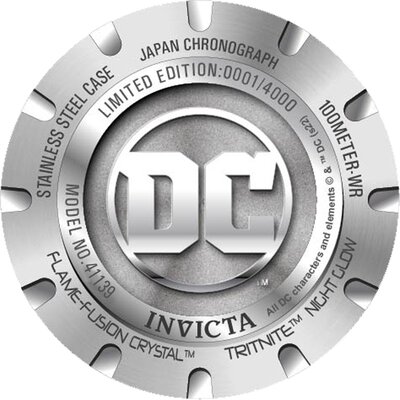 Invicta DC Comics Quartz 52mm 41139 Superman Limited Edition 4000pcs