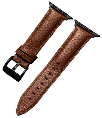 Kožený remienok Ricardo (pre Apple Watch 42/44/45/49mm), hnedý V2