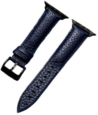 Kožený remienok Ricardo (pre Apple Watch 42/44/45/49mm), modrý